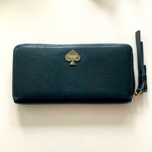 Kate Spade Black Leather Wallet